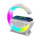 ΑΣΥΡΜΑΤΗ ΒΑΣΗ ΦΟΡΤΙΣΤΗΣ ΜΕ ΦΩΤΙΣΤΙΚΟ LED KAI HXEIO BLUETOOTH