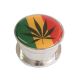 ΤΡΙΦΤΗΣ-GRINDER ΜΕΤΑΛΛΙΚΟΣ 52mm TRICOLORE CANNABIS