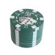 ΤΡΙΦΤΗΣ-GRINDER ΜΕΤΑΛΛΙΚΟΣ POKER CHIP 42mm ΠΡΑΣΙΝΟΣ