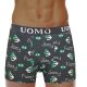 BOXER UOMO ΣΧΕΔΙΟ ΠΡΑΣΙΝΟ-XXXL