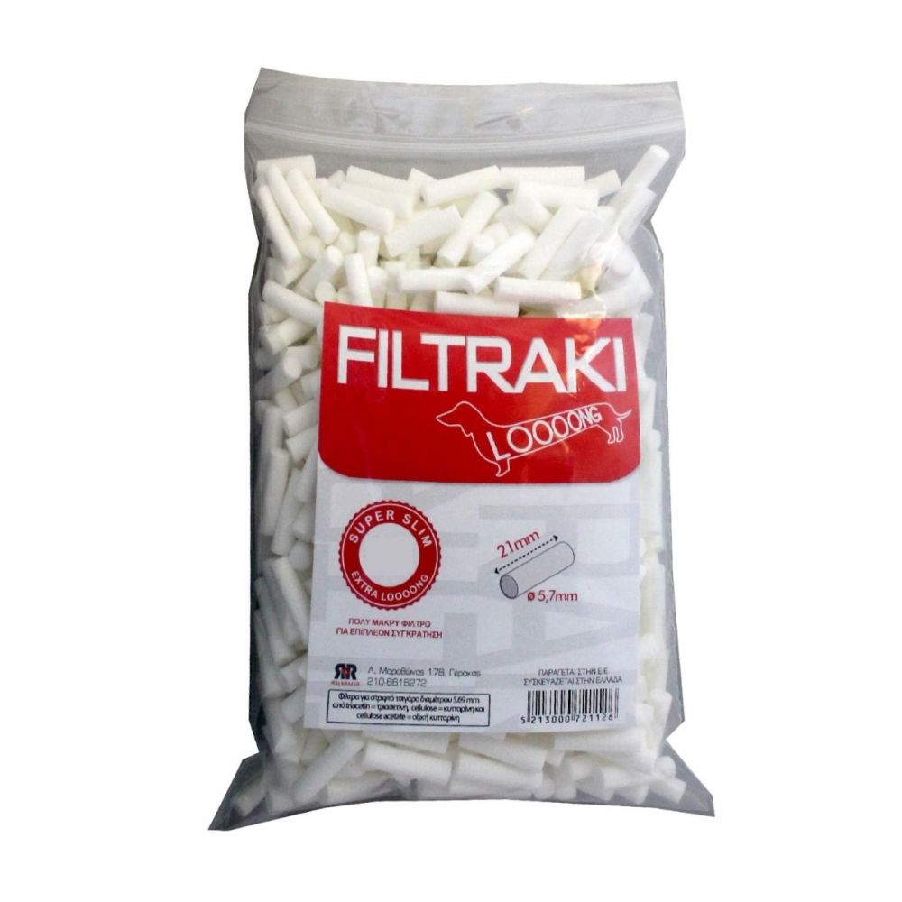 ΦΙΛΤΡΑ FILTRAKI SUPER SLIM 5,7mm LONG 21mm 320 ΤΕΜ