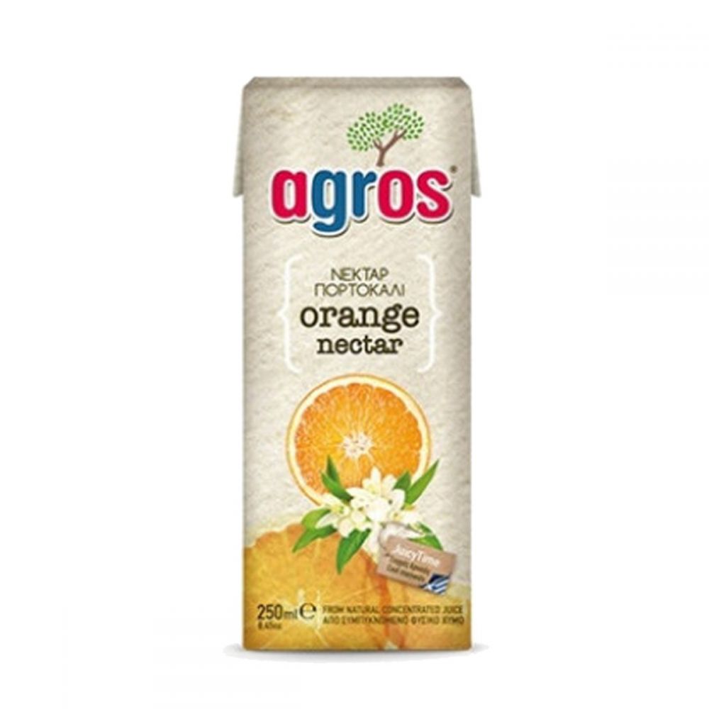 ΧΥΜΟΣ AGROS ΠΟΡΤΟΚΑΛΙ ΝΕΚΤΑΡ 250ml