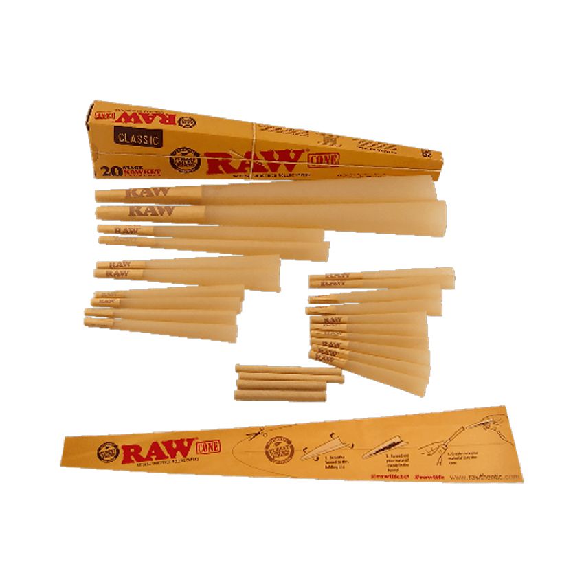 ΚΩΝΟΣ RAW CLASSIC 7 ΜΕΓΕΘΗ 20 ΤΕΜΑΧΙΑ