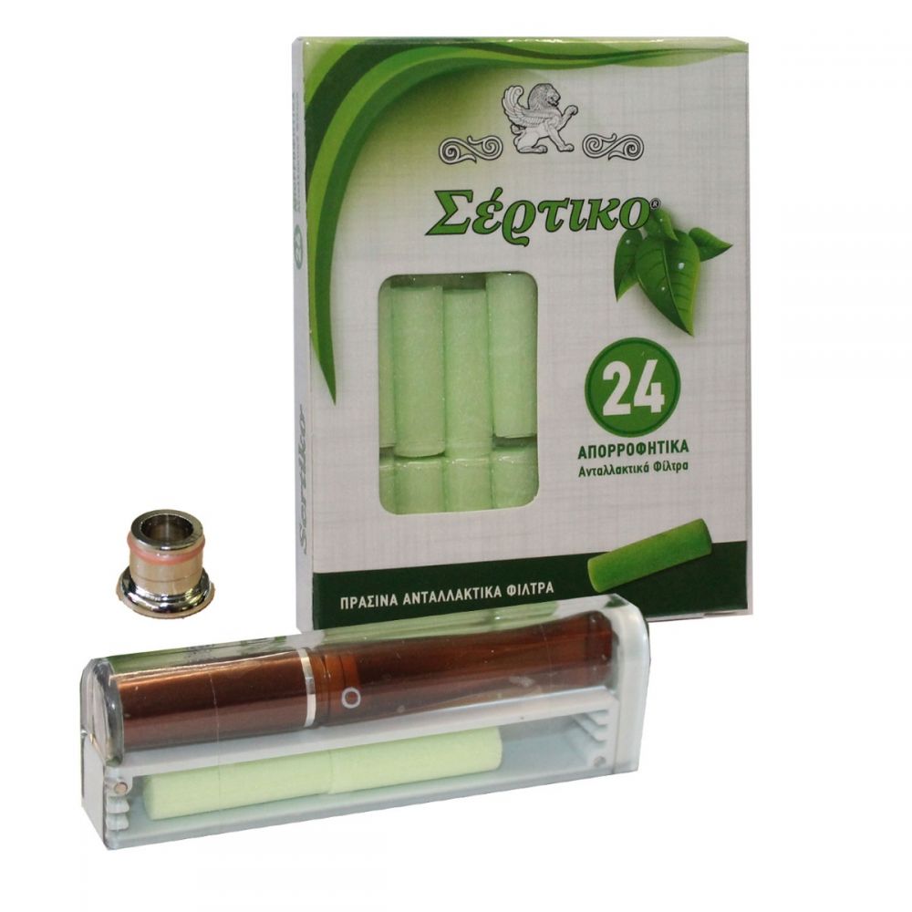 ΠΙΠΑ ΣΕΡΤΙΚΟ ΓΙΑ EXTRA SLIM ΤΣΙΓΑΡΟ ΚΑΦΕ + ΔΩΡΟ 24+3 ΦΙΛΤΡΑ (SD-325A)
