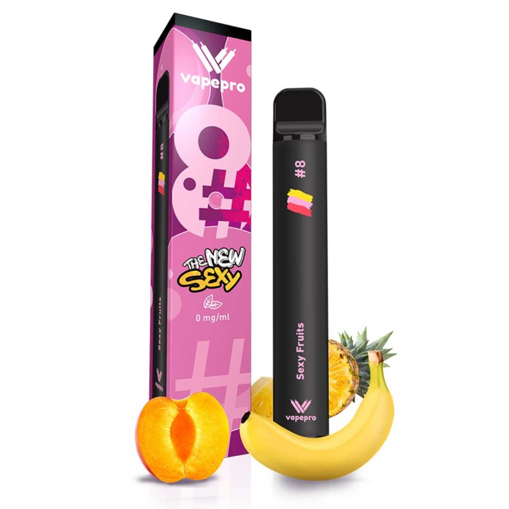 ΗΛ. ΤΣΙΓΑΡΟ 1 ΧΡΗΣΗΣ VAPEPRO #8 SEXY 2ml 0mg 800 PUFFS