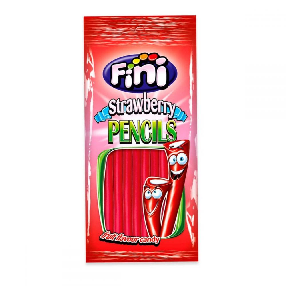 ΖΑΧΑΡΩΤΑ FINI STRAWBERRY PENCILS 90gr