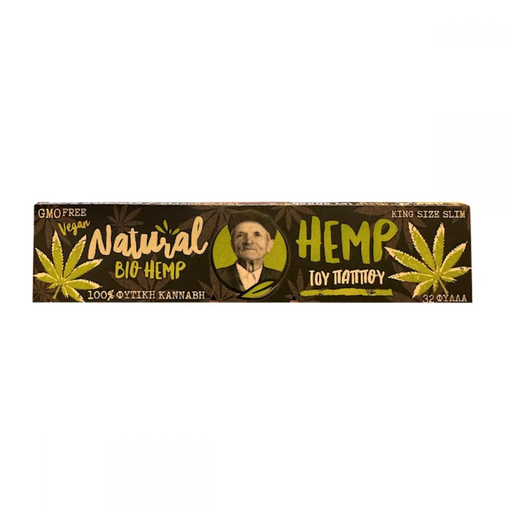 ΤΣΙΓΑΡΟΧΑΡΤΟ ΤΟΥ ΠΑΠΠΟΥ KING SIZE NATURAL HEMP ΜΕΤΡΙΟ 32 ΦΥΛΛΩΝ (47793)