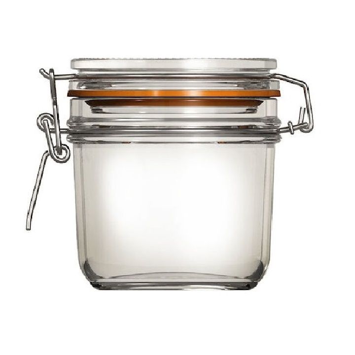 ΓΥΑΛΙΝΟ ΒΑΖΟ ΑΠΟΘΗΚΕΥΣΗΣ ΒΟΤΑΝΩΝ UNIGLASS 350ml