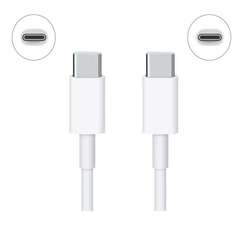 ΚΑΛΩΔΙΟ TYPE C ΣΕ TYPE C (USB-C) FAST - ΛΕΥΚΟ 100cm 