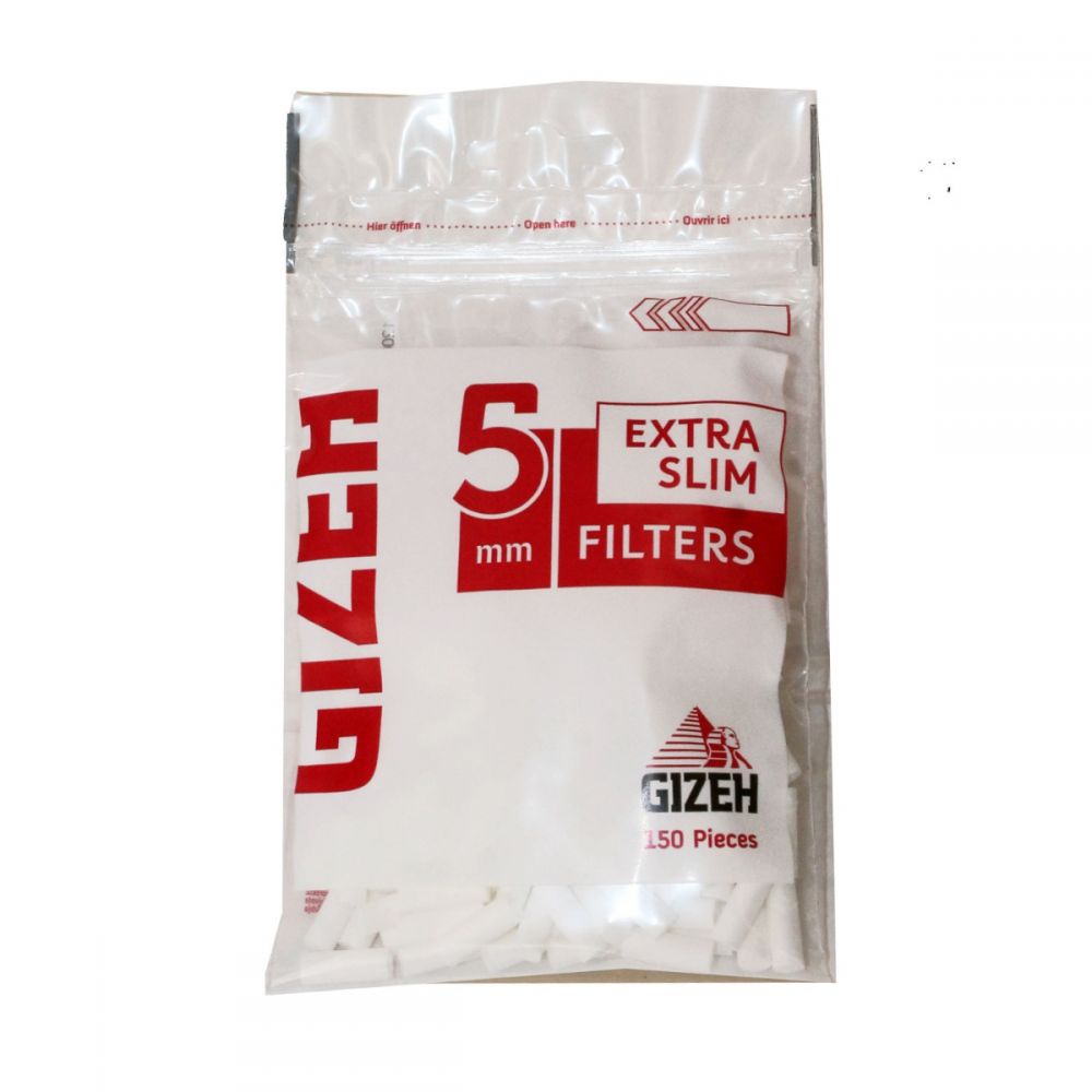 ΦΙΛΤΡΑ GIZEH EXTRA SLIM 5mm 150 TEM