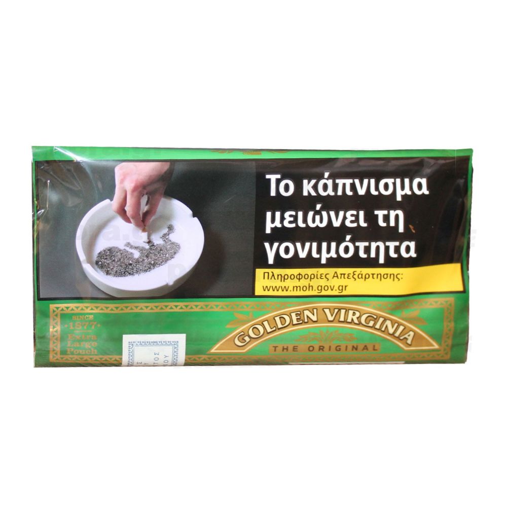 ΚΑΠΝΟΣ 30γρ GOLDEN VIRGINIA ΠΡΑΣΙΝΟΣ