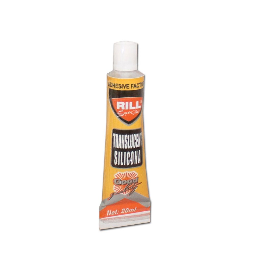 ΗΜΙΔΙΑΦΑΝΗ ΚΟΛΛΑ ΣΙΛΙΚΟΝΗΣ SUPER GLUE RILL 20ml