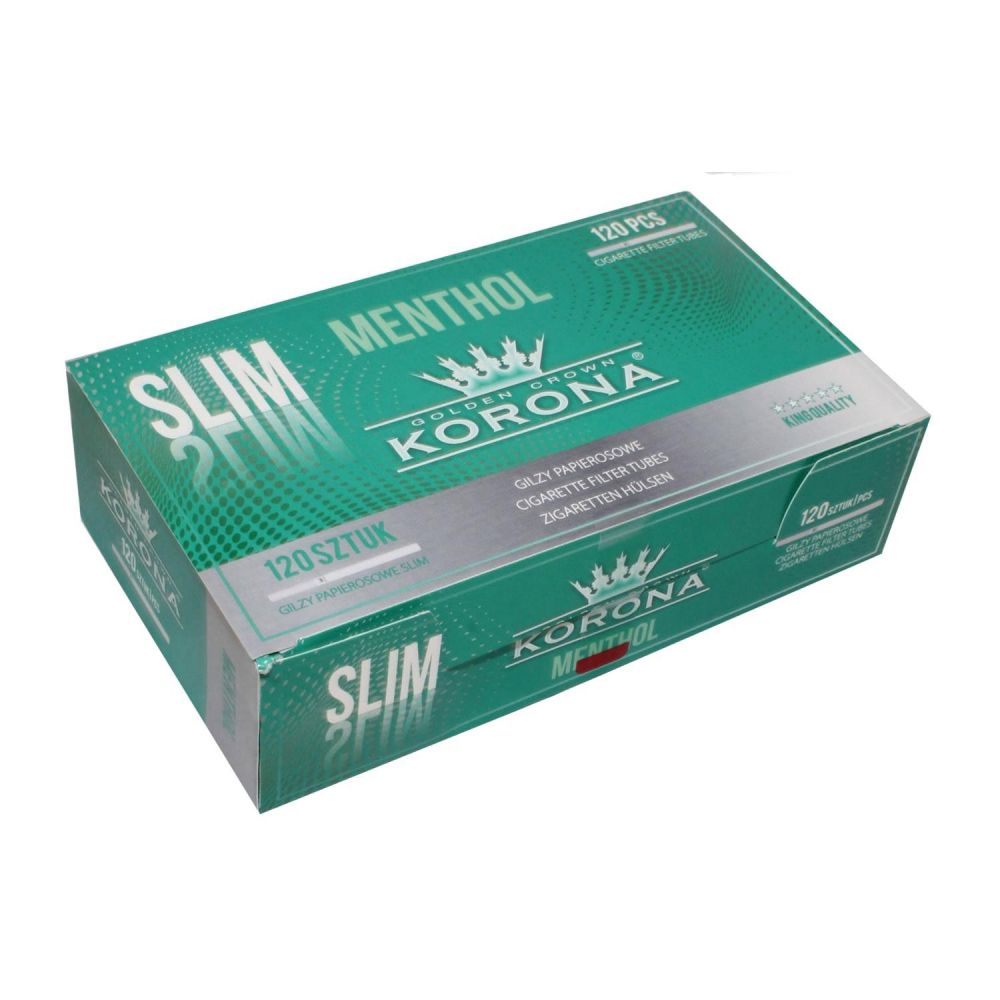 ΤΣΙΓΑΡΟΣΩΛΗΝΕΣ KORONA SLIM MENTHOL 120 TEM