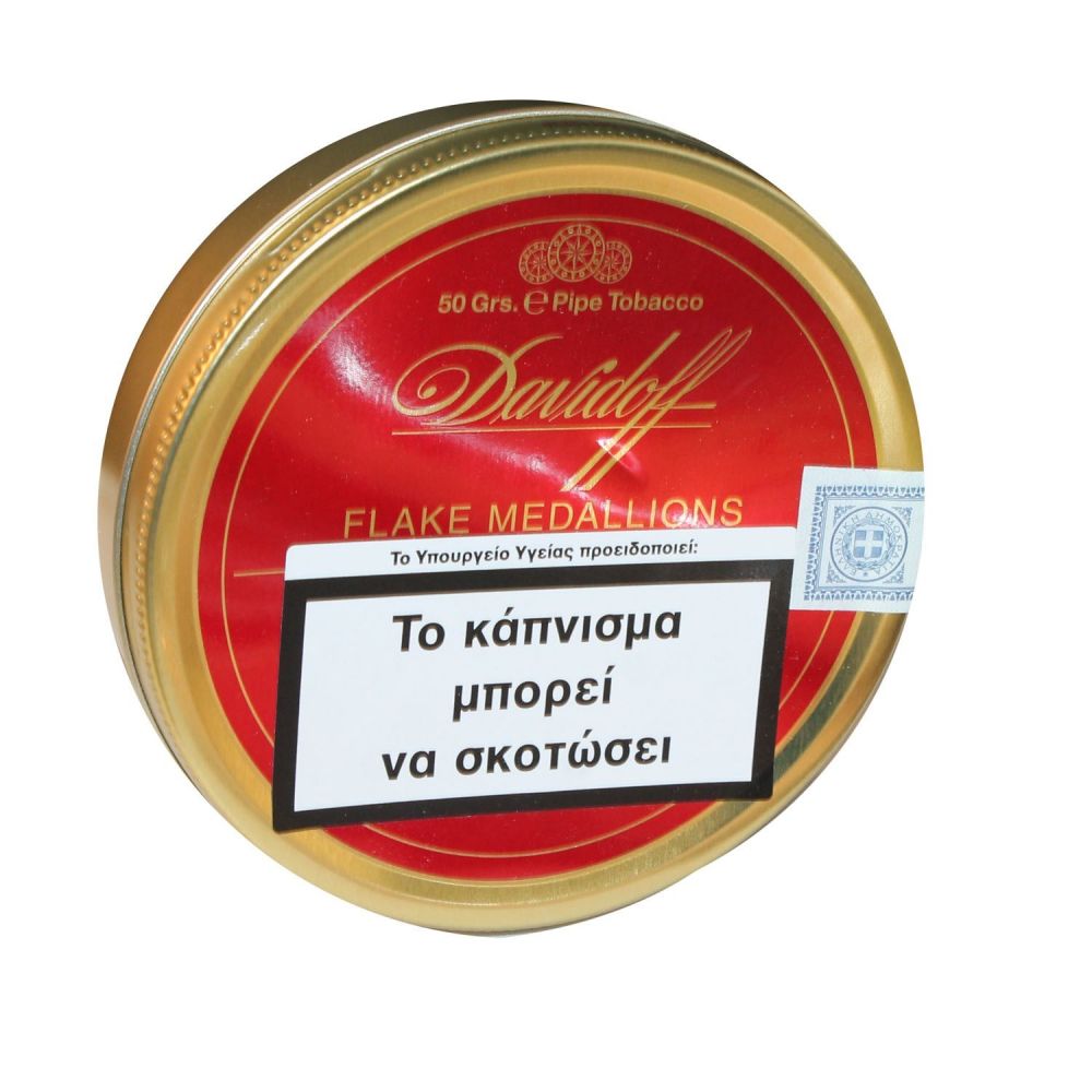 ΚΑΠΝΟΣ ΠΙΠΑΣ DAVIDOFF FLAKE MEDALLIONS 50gr