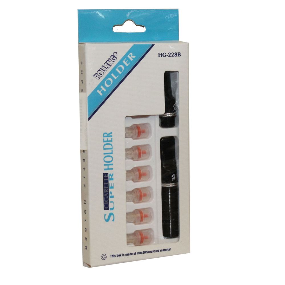 ΠΙΠΑ ROLLING SUPER HOLDER ΓΙΑ ΚΑΝΟΝΙΚΟ ΤΣΙΓΑΡΟ 8mm ΜΑΥΡΗ