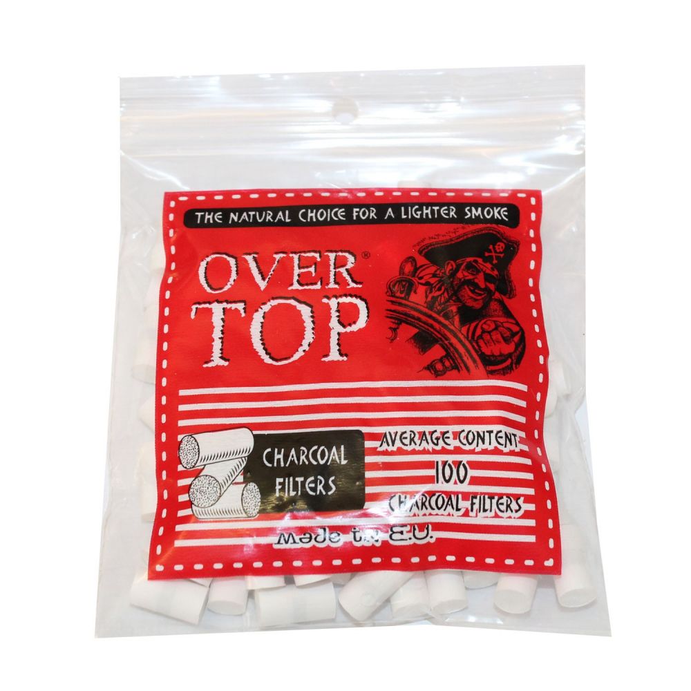 ΦΙΛΤΡΑ OVER TOP 8mm ΕΝΕΡΓΟΥ ΑΝΘΡΑΚΑ 100 ΤΕΜ ΣΕ ΣΑΚΟΥΛΑΚΙ