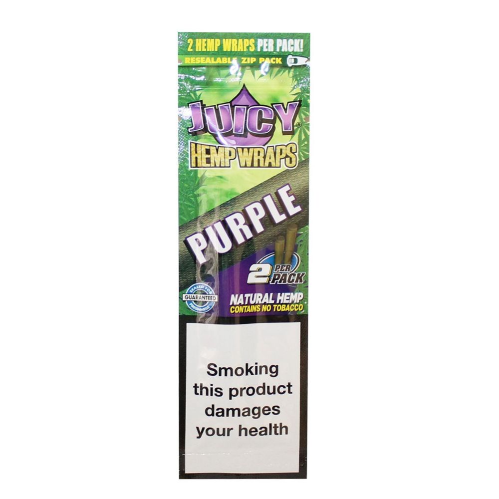 ΠΟΥΡΟΦΥΛΛΑ JUICY HEMP WRAPS PURPLE 2 TEM