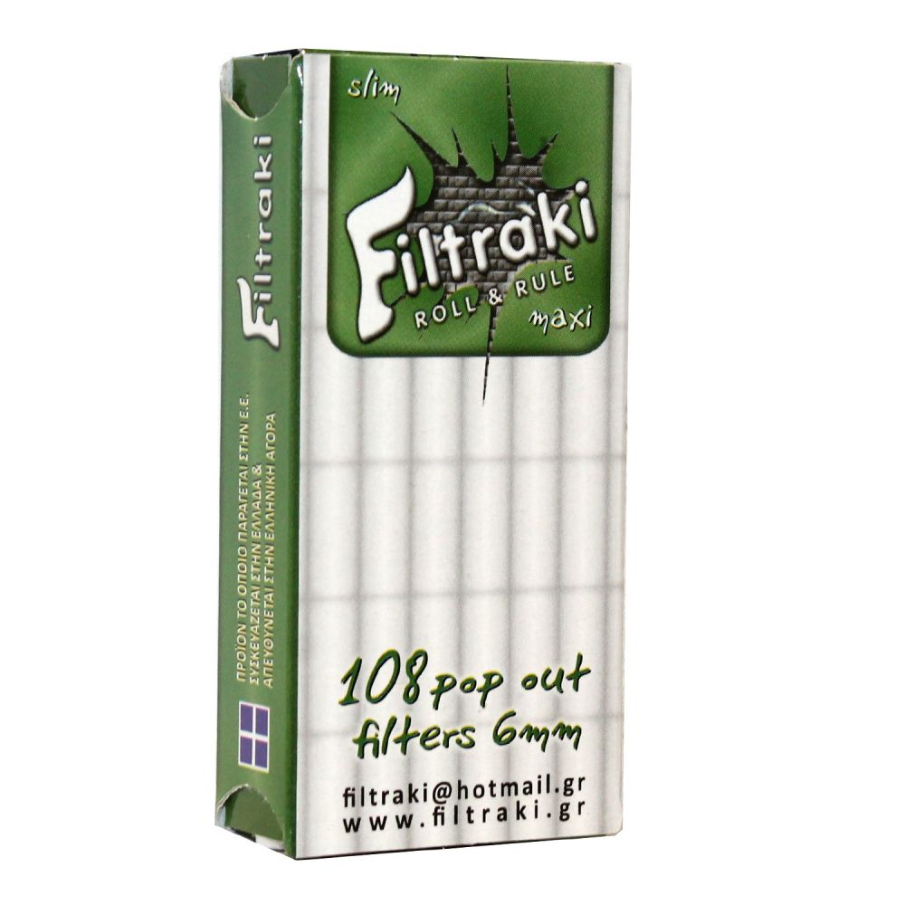 ΦΙΛΤΡΑ FILTRAKI SLIM 6mm 108 ΤΕΜ