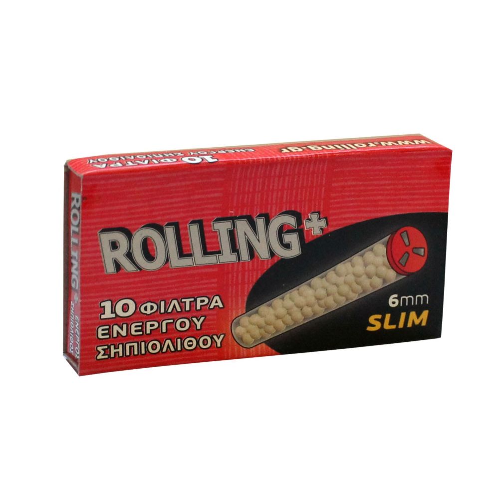 ΑΝΤΑΛΛΑΚΤΙΚΑ ΦΙΛΤΡΑ ROLLING ΕΝΕΡΓΟΥ ΣΗΠΙΟΛΙΘΟΥ ΓΙΑ ΠΙΠΑ ΚΑΠΝΟΥ 10 TEM 6mm