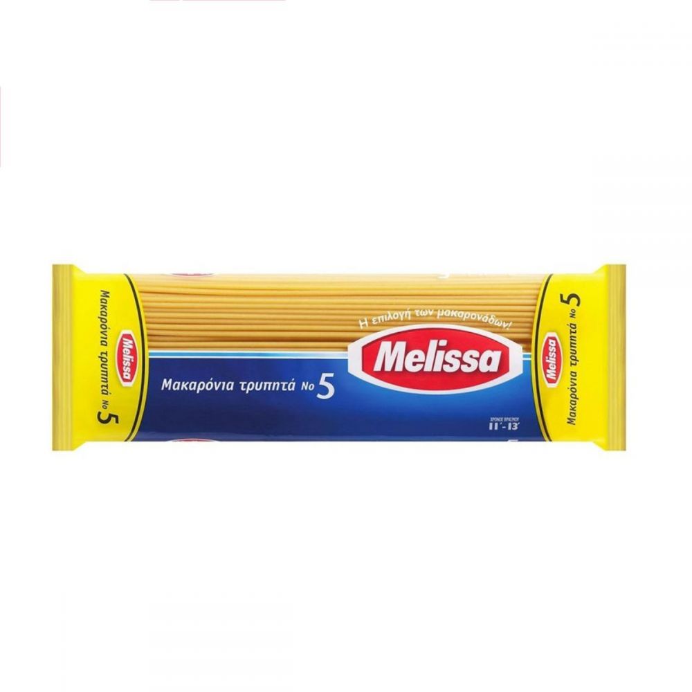 ΜΑΚΑΡΟΝΙΑ MELISSA ΤΡΥΠΗΤΑ Νο5 500gr