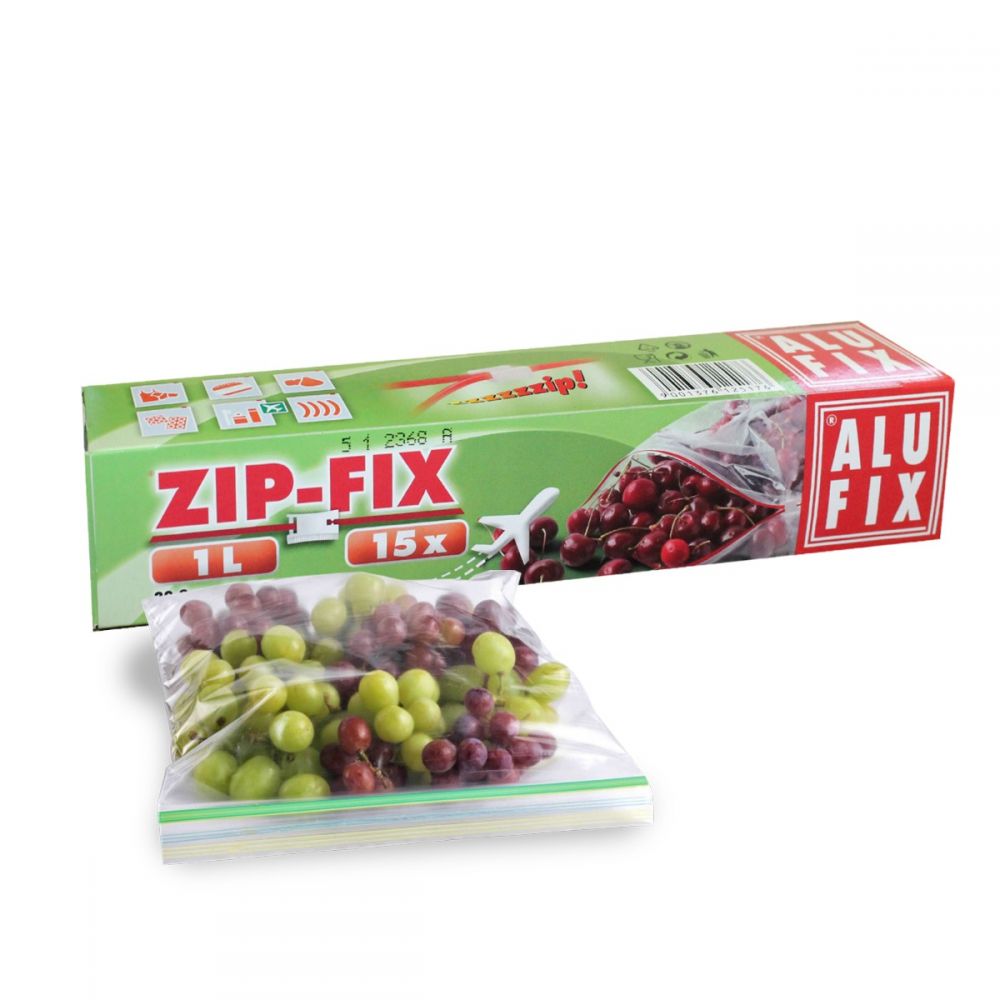 ΣΑΚΟΥΛΕΣ ΤΡΟΦΙΜΩΝ ΜΕ ZIP 1lt 15 ΤΕΜ