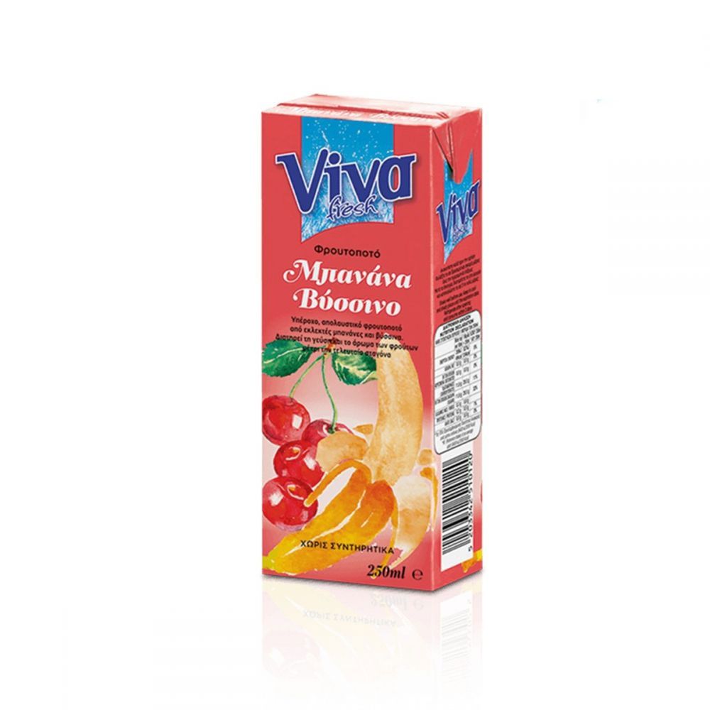 ΧΥΜΟΣ VIVA ΜΠΑΝΑΝΑ-ΒΥΣΣΙΝΟ 250ml