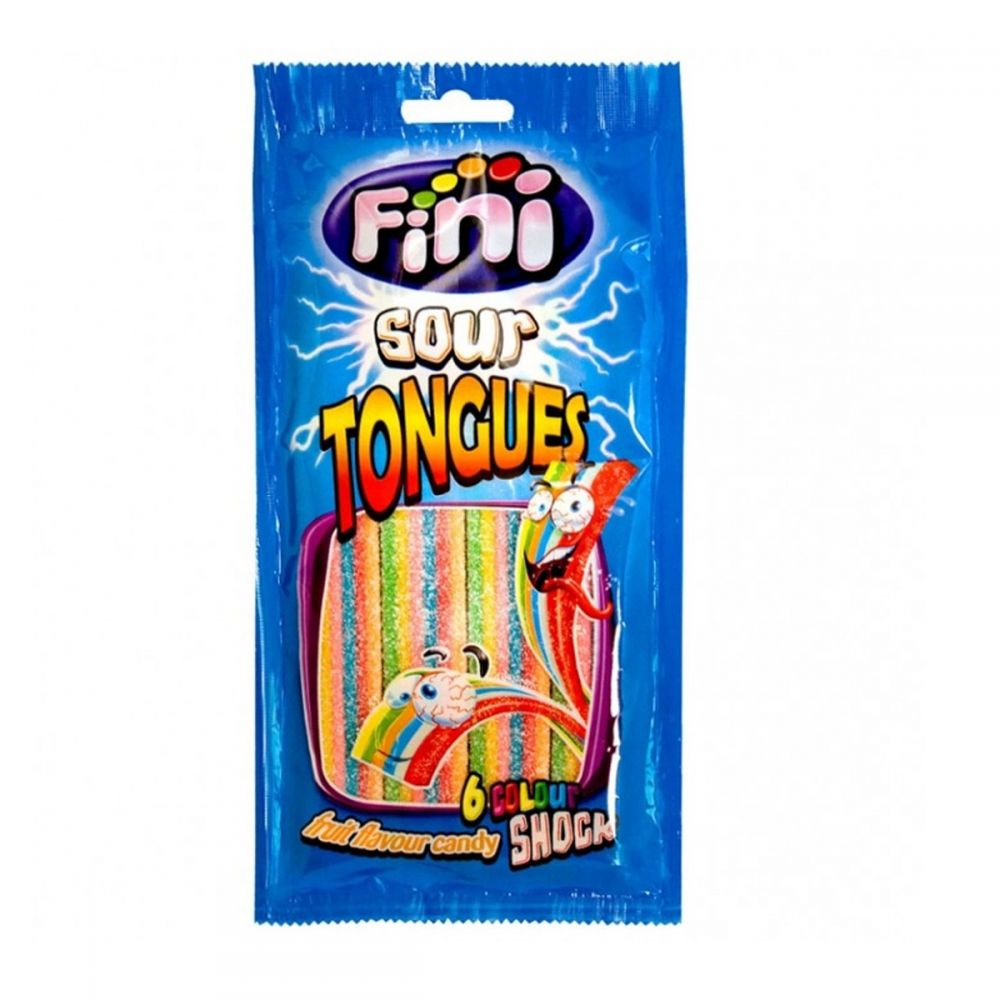 ΖΑΧΑΡΩΤΑ FINI SOUR TONGUES 6 COLOUR 90gr