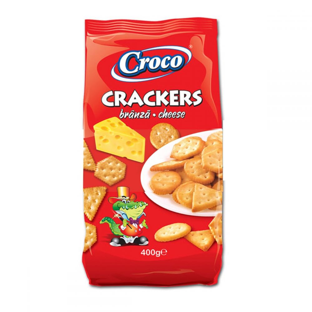 CRACKERS CROCO ΤΥΡΙ 400gr