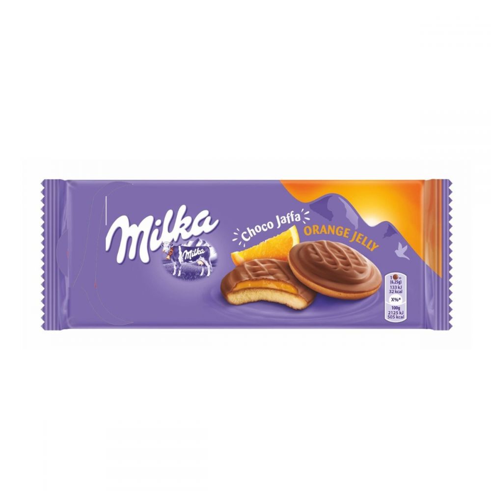 ΓΕΜΙΣΤΑ ΜΠΙΣΚΟΤΑ MILKA ΠΟΡΤΟΚΑΛΙ 147gr
