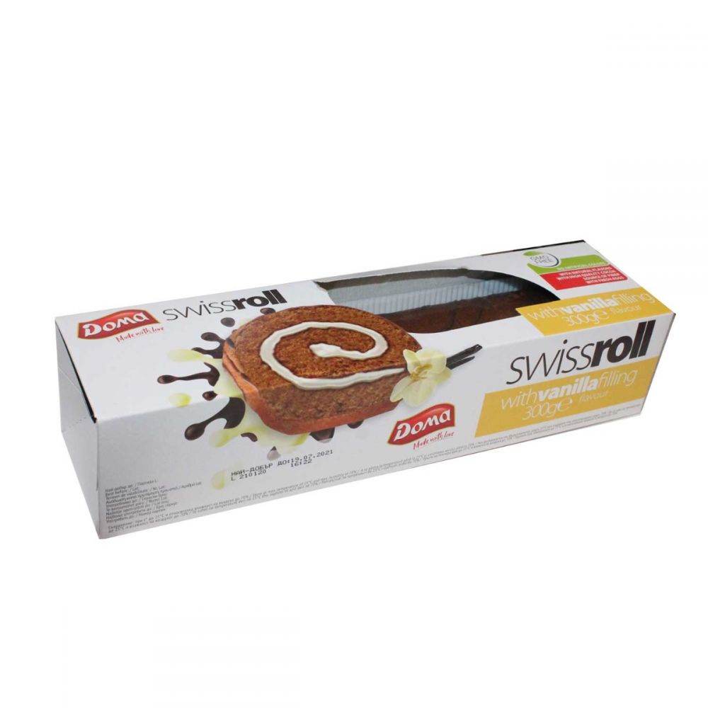 ΚΕΪΚ ΡΟΛΟ ΚΑΚΑΟ ΜΕ ΒΑΝΙΛΙΑ 300gr