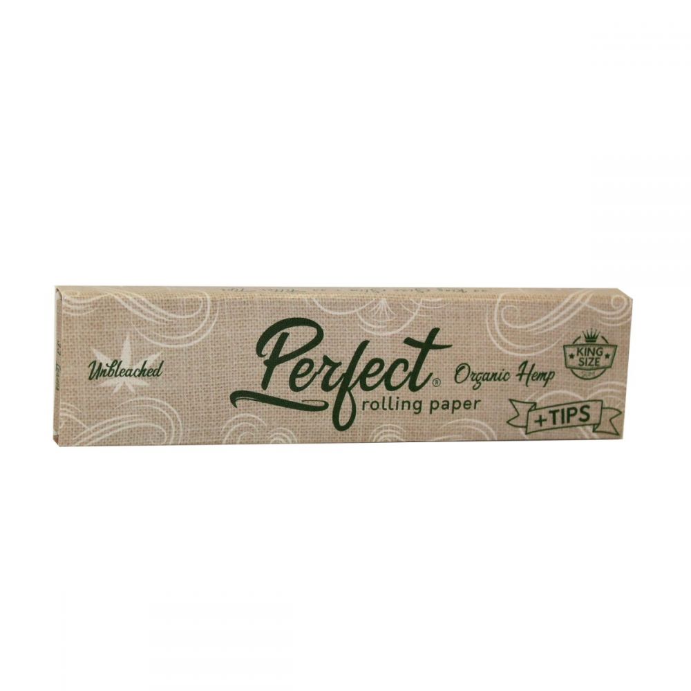 ΤΣΙΓΑΡΟΧΑΡΤΟ PERFECT ΑΛΕΥΚΑΝΤΟ KING SIZE + ΤΖΙΒΑΝΕΣ