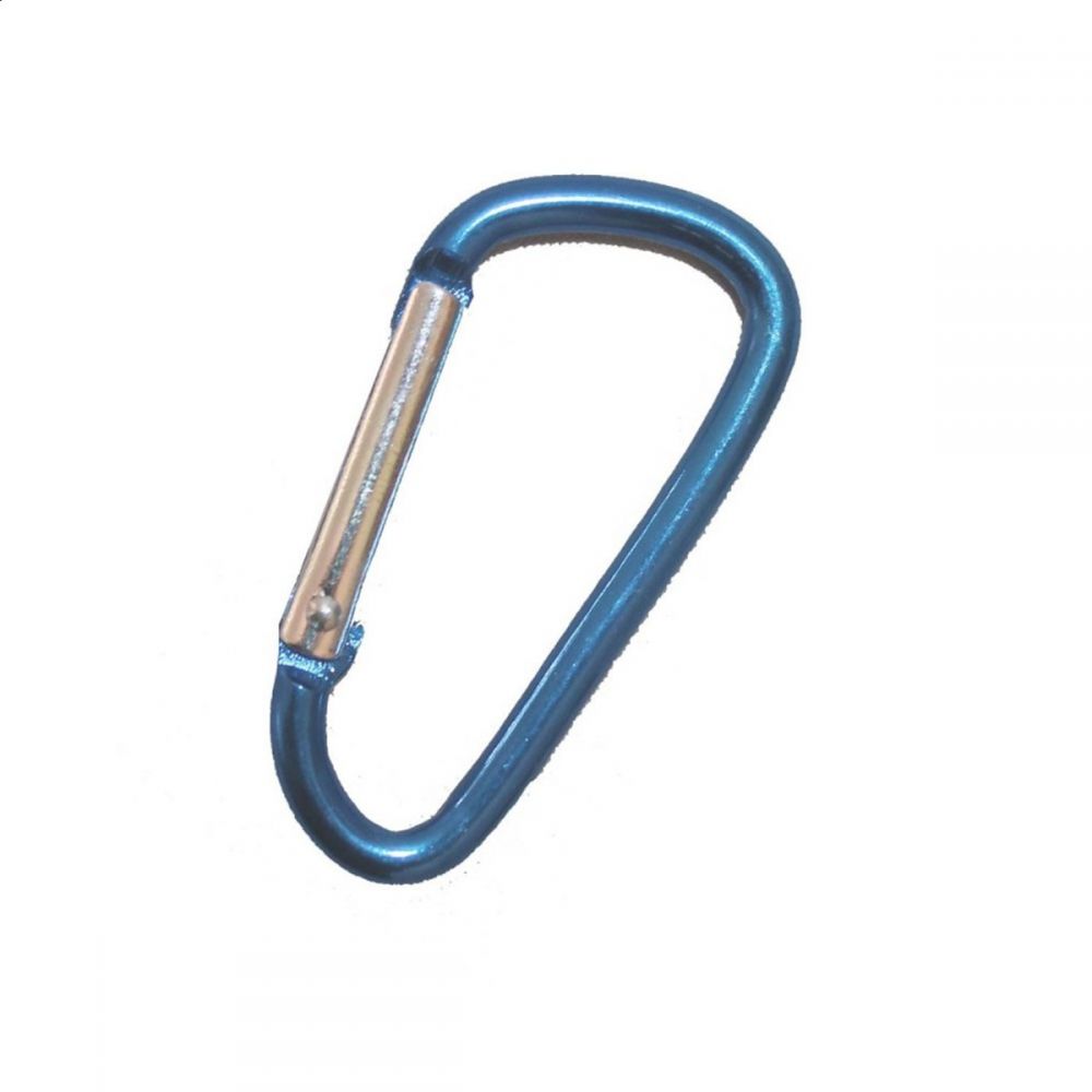ΜΠΡΕΛΟΚ CARABINER 4,5cm ΓΑΛΑΖΙΟ