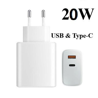 ΑΝΤΑΠΤΟΡΑΣ ΤΑΧΕΙΑΣ ΦΟΡΤΙΣΗΣ 20W ANDOWL USB & Type-C