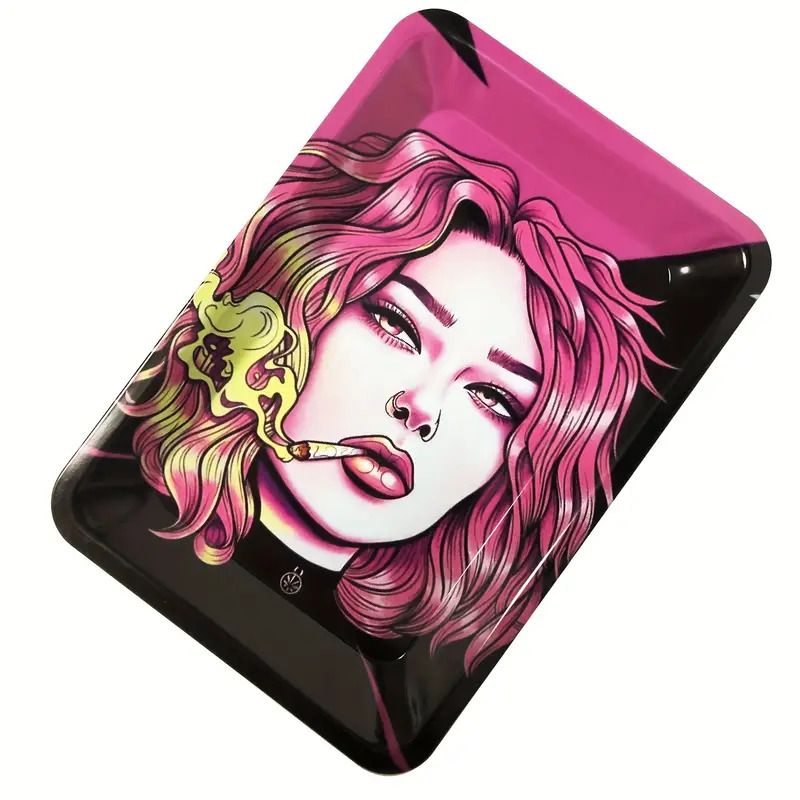 ΔΙΣΚΟΣ ΜΕΤΑΛΛΙΚΟΣ ΣΤΡΙΨΙΜΑΤΟΣ PINK GIRL 18 Χ 14cm