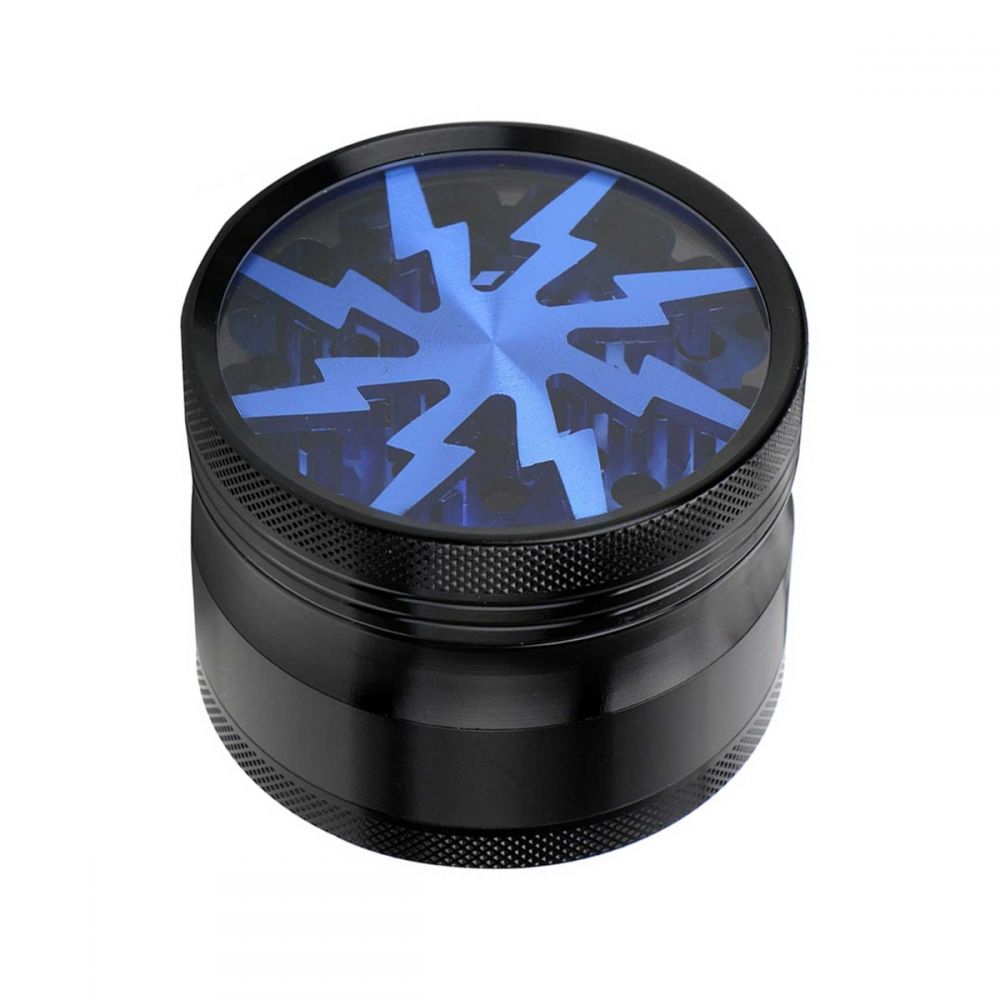 ΤΡΙΦΤΗΣ-GRINDER AMSTERDAM LIGHTNING WINDOW 60 x 50mm 3 ΘΕΣΕΩΝ ΜΠΛΕ
