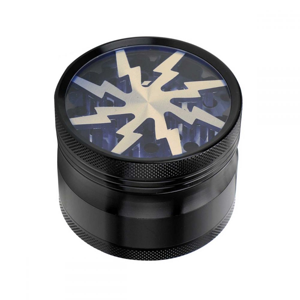 ΤΡΙΦΤΗΣ-GRINDER AMSTERDAM LIGHTNING WINDOW 60 x 50mm 3 ΘΕΣΕΩΝ ΑΣΗΜΙ