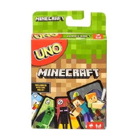 ΚΑΡΤΕΣ UNO MINECRAFT με 108 κάρτες (ΓΙΑ 2-10 ΠΑΙΧΤΕΣ)