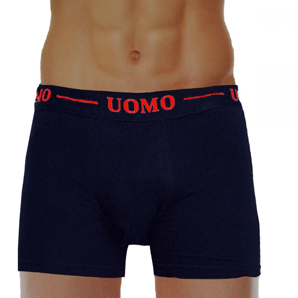 BOXER UOMO ΜΠΛΕ-ΚΟΚΚΙΝΟ-M