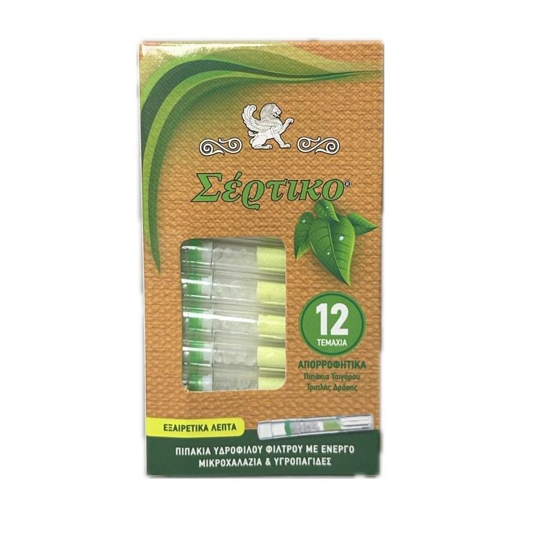 ΠΙΠΑΚΙ ΣΕΡΤΙΚΟ ΜΕ ΕΝΕΡΓΟ ΜΙΚΡΟΧΑΛΑΖΙΑ ΓΙΑ EXTRA SLIM ΤΣΙΓΑΡΟ 12 ΤΕΜ