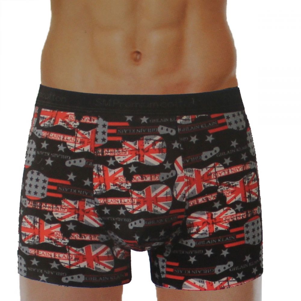 BOXER SMPREMIUM ΜΑΥΡΟ ΜΕ ΕΛΑΣΤΙΚΕΣ ΜΙΚΡΟΪΝΕΣ-L