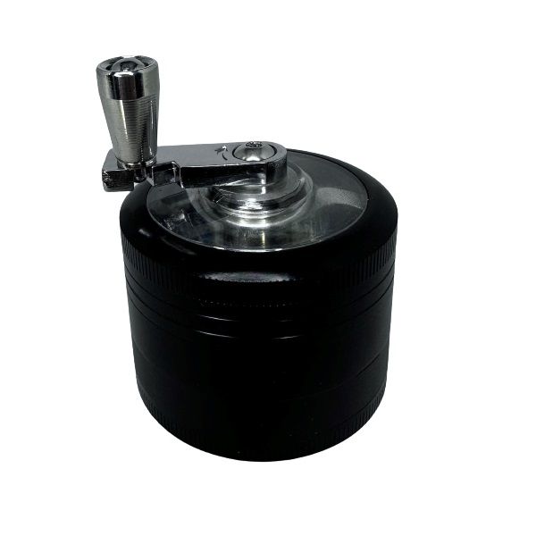 ΤΡΙΦΤΗΣ-GRINDER ΜΕΤΑΛΛΙΚΟΣ ΜΕ ΜΥΛΟ ΔΙΑΜΕΤΡΟΣ 60mm 3 ΘΕΣΕΩΝ ΜΑΥΡΟΣ