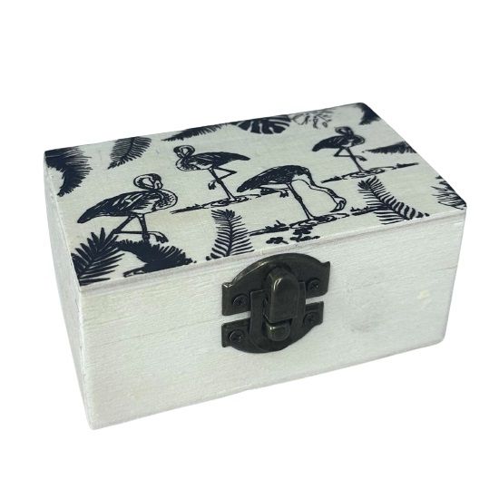ΞΥΛΙΝΟ ΚΟΥΤΙ ΑΠΟΘΗΚΕΥΣΗΣ ΜΕ ΣΧΕΔΙΑ 10x5x6cm
