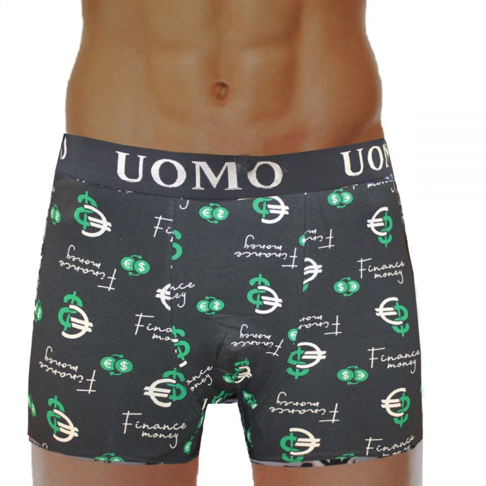 BOXER UOMO ΣΧΕΔΙΟ ΠΡΑΣΙΝΟ-XL