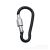 ΜΠΡΕΛΟΚ CARABINER 7,2cm ΜΕ ΑΣΦΑΛΕΙΑ ΜΑΥΡΟ
