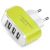 ΑΝΤΑΠΤΟΡΑΣ ΦΟΡΤΙΣΤΗ 3 ΘΕΣΕΩΝ USB ΠΡΑΣΙΝΟΣ GloboStar ΥΥ-5