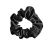 SCRUNCHIE ΣΑΤΕΝ ΜΑΥΡO